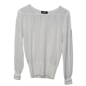 Express‎ Chevron Pattern Lightweight Sweater Size XS